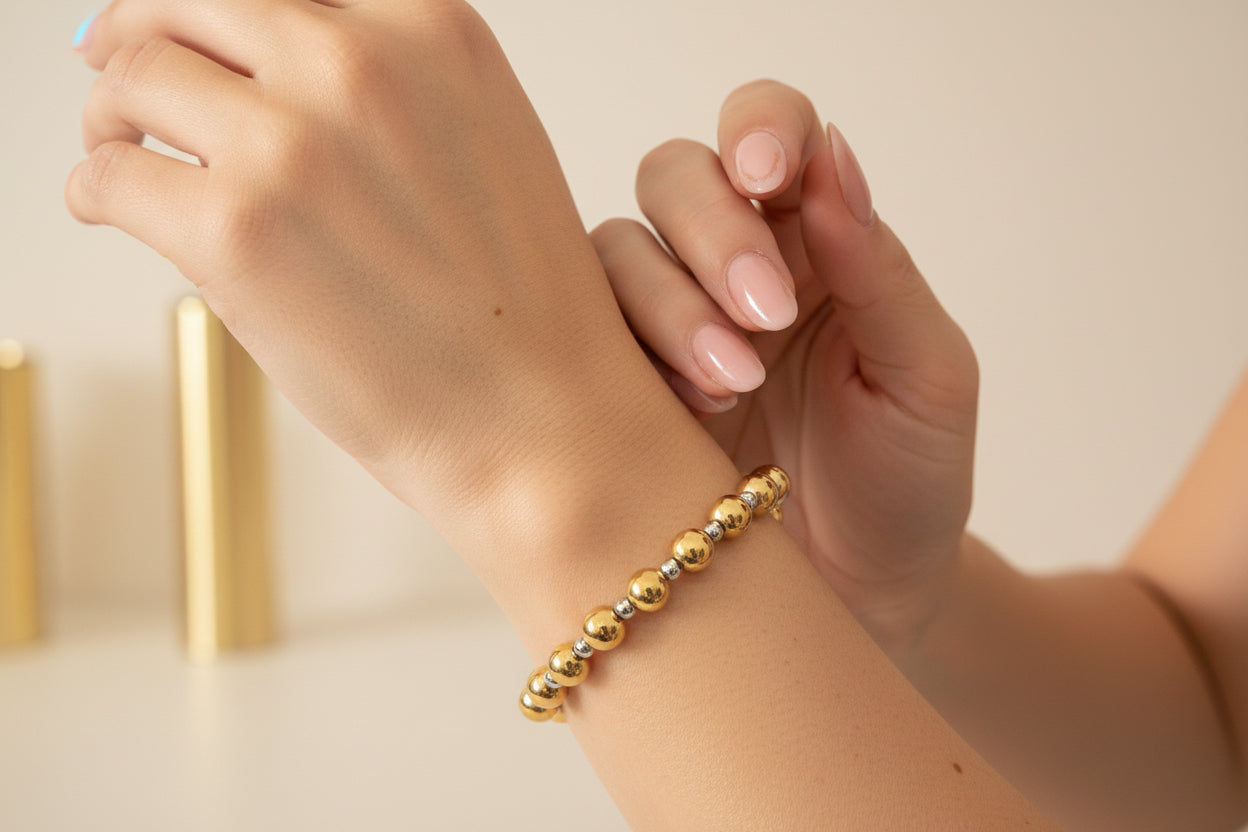 Brazalete Circulo dorado