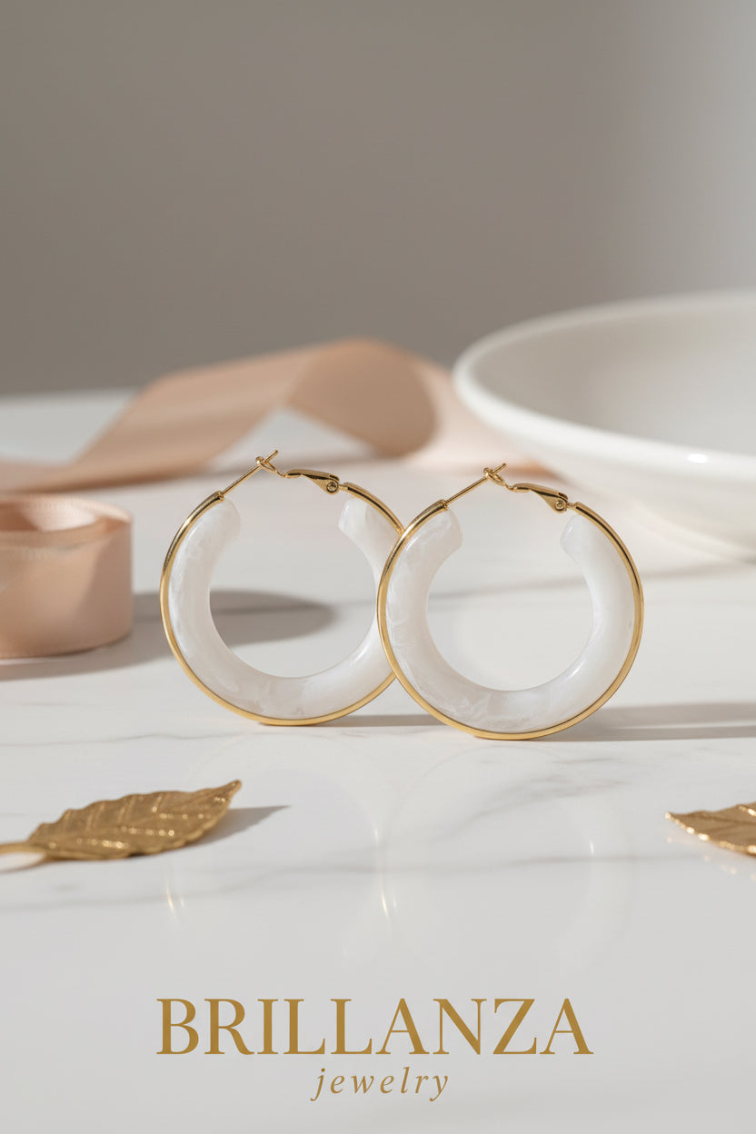 Pendientes Nácar