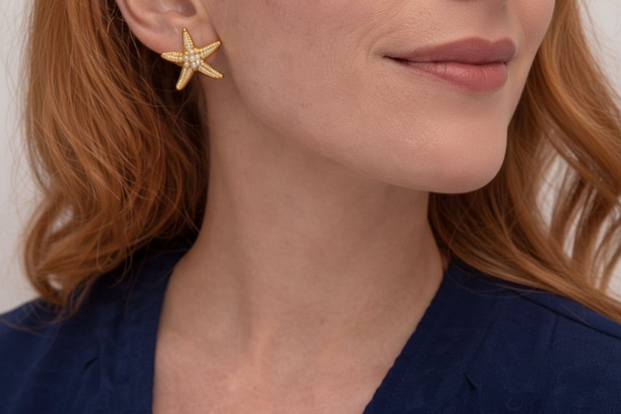 Pendientes Arena Brillante