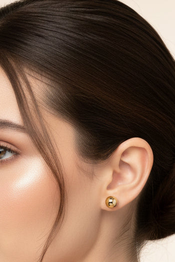 Pendientes Classic Dorados 10mm