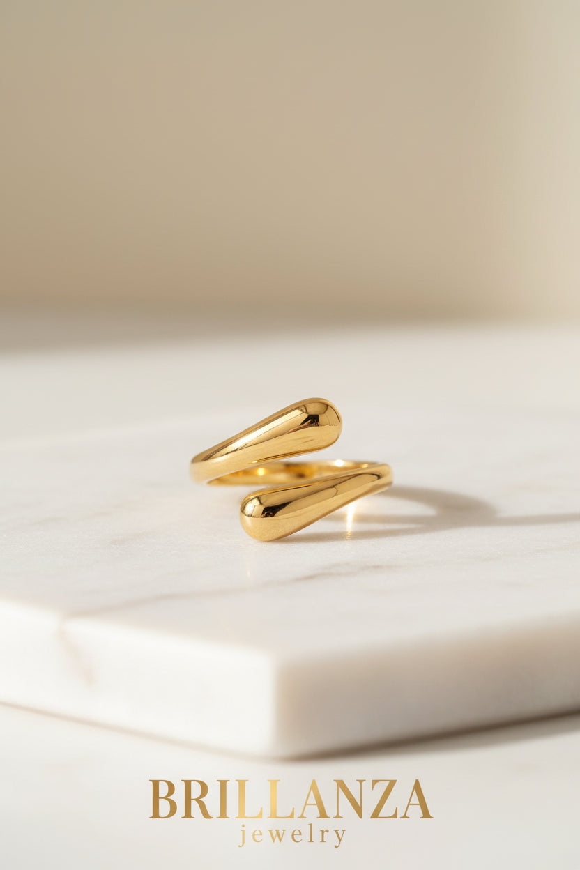 Anillo oro Gota de Rocío