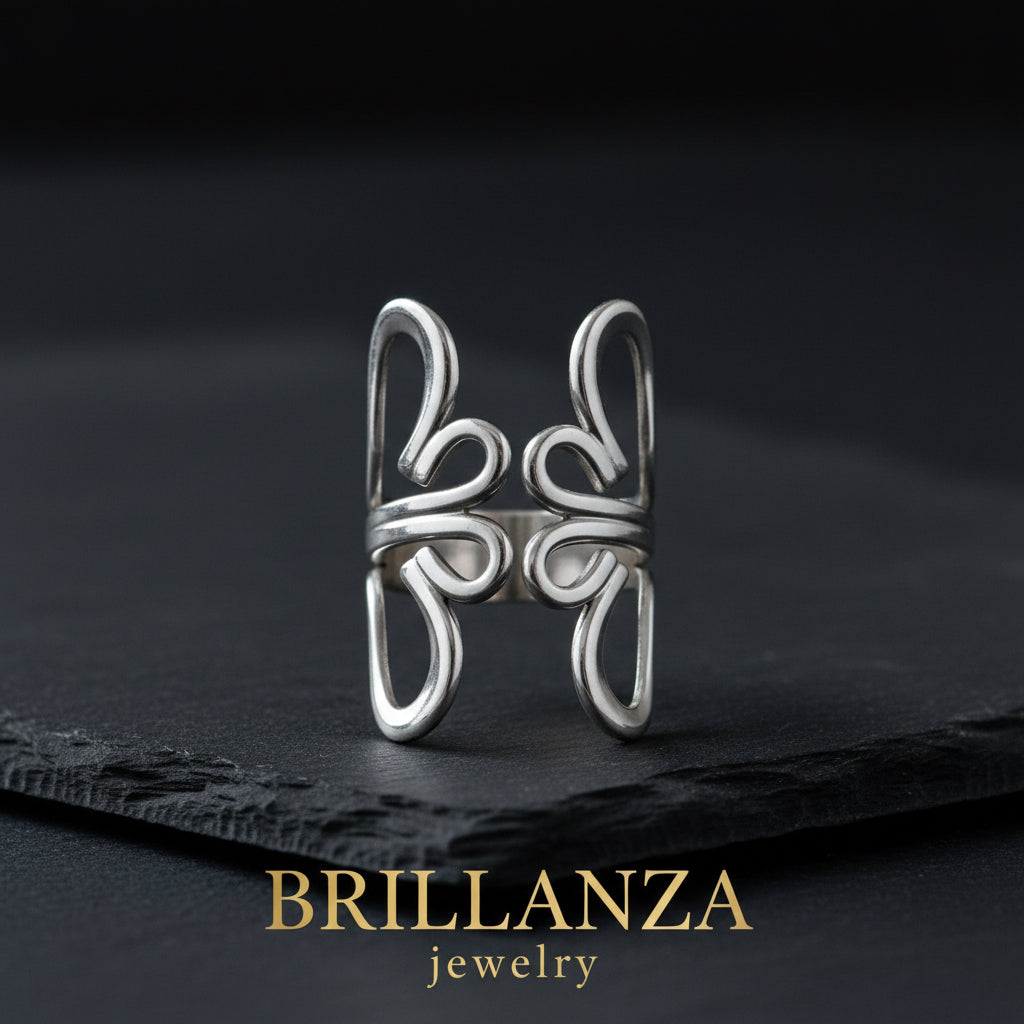 Anillo Flor Primaveral plata