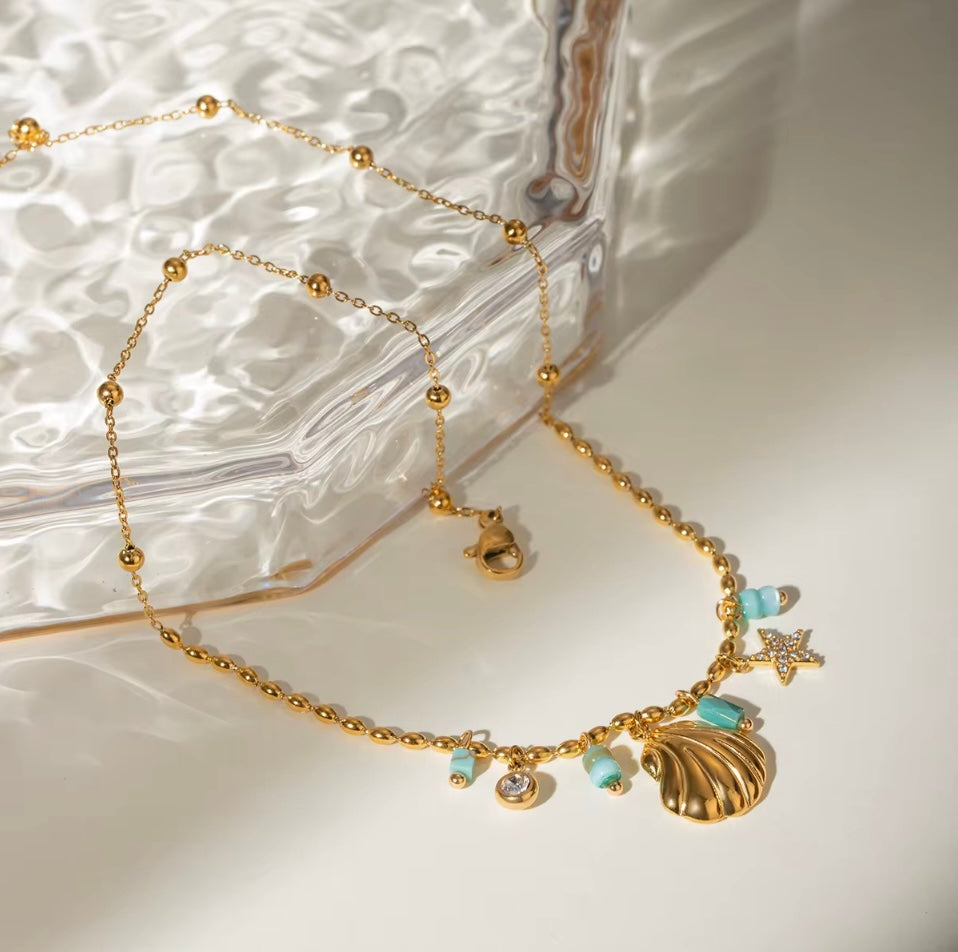 Collar Sirena Azul