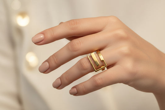 Anillo Hexa Glam