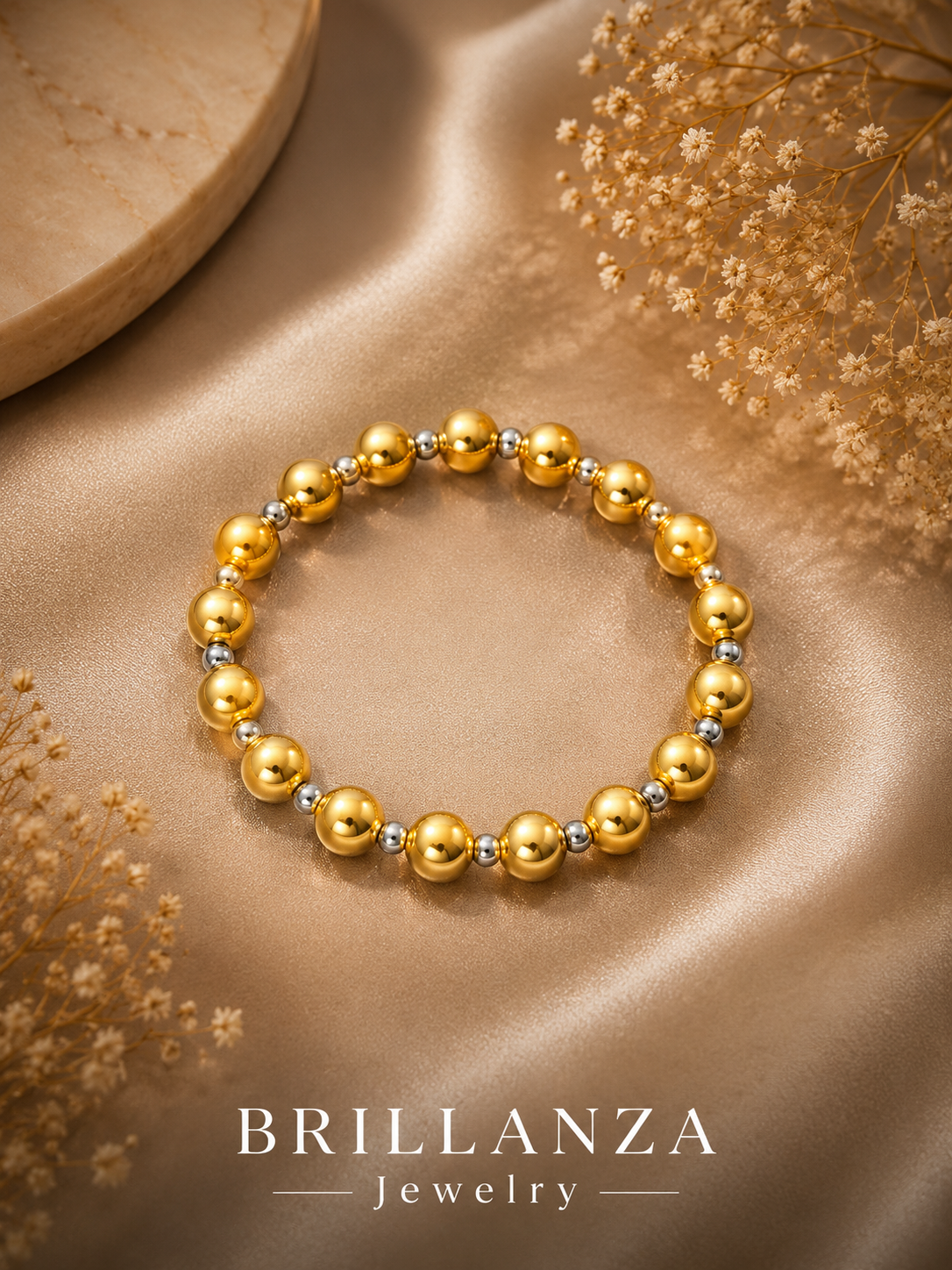 Brazalete Circulo dorado