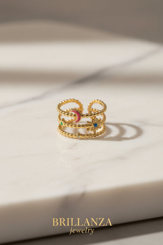 Flat Gold Ring